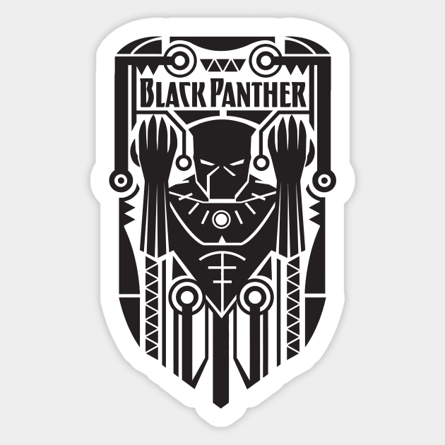 Kingdom of Wakanda Sticker by CinemaArt